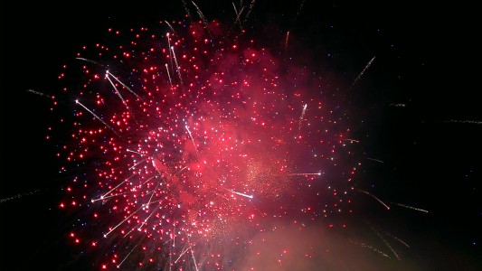 Milpitas Fireworks, Milpitas, California, USA