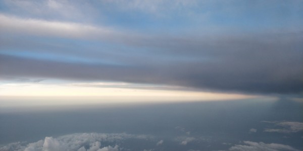 Clouds from a flight